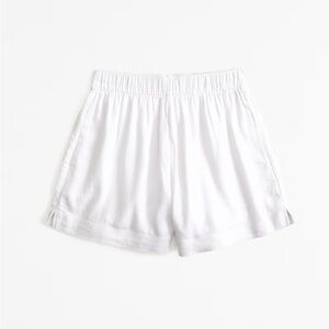 Abercrombie & Fitch High Waist White Shorts